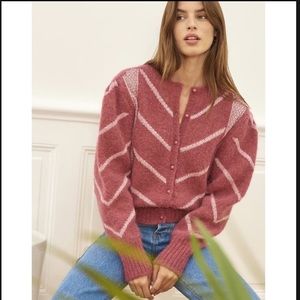 Rouge Paris | Chunky Pink Cardigan